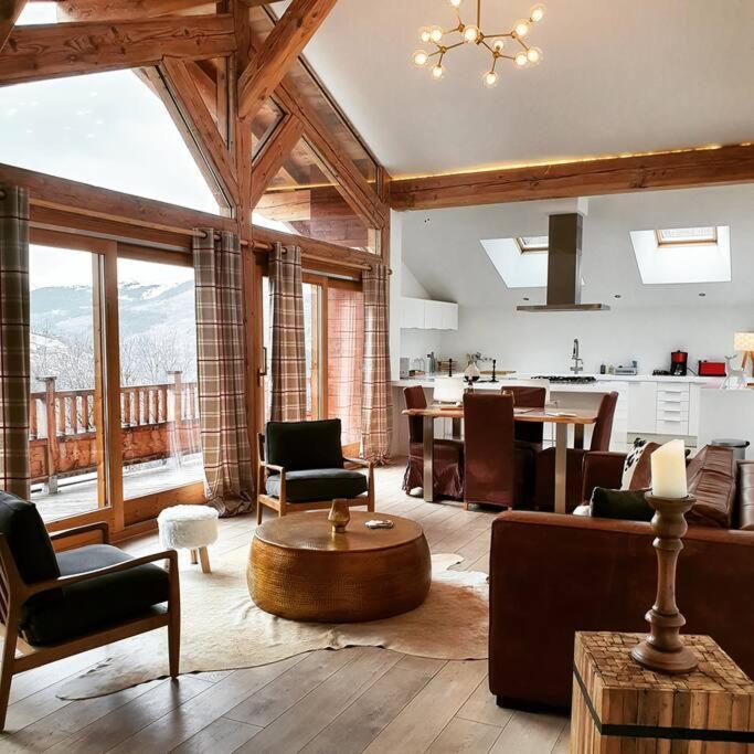 Chalet Entier 110M2 Avec Vue Et Sauna A 10 Min Des Pistes サント・フォア・タロンテーズ エクステリア 写真